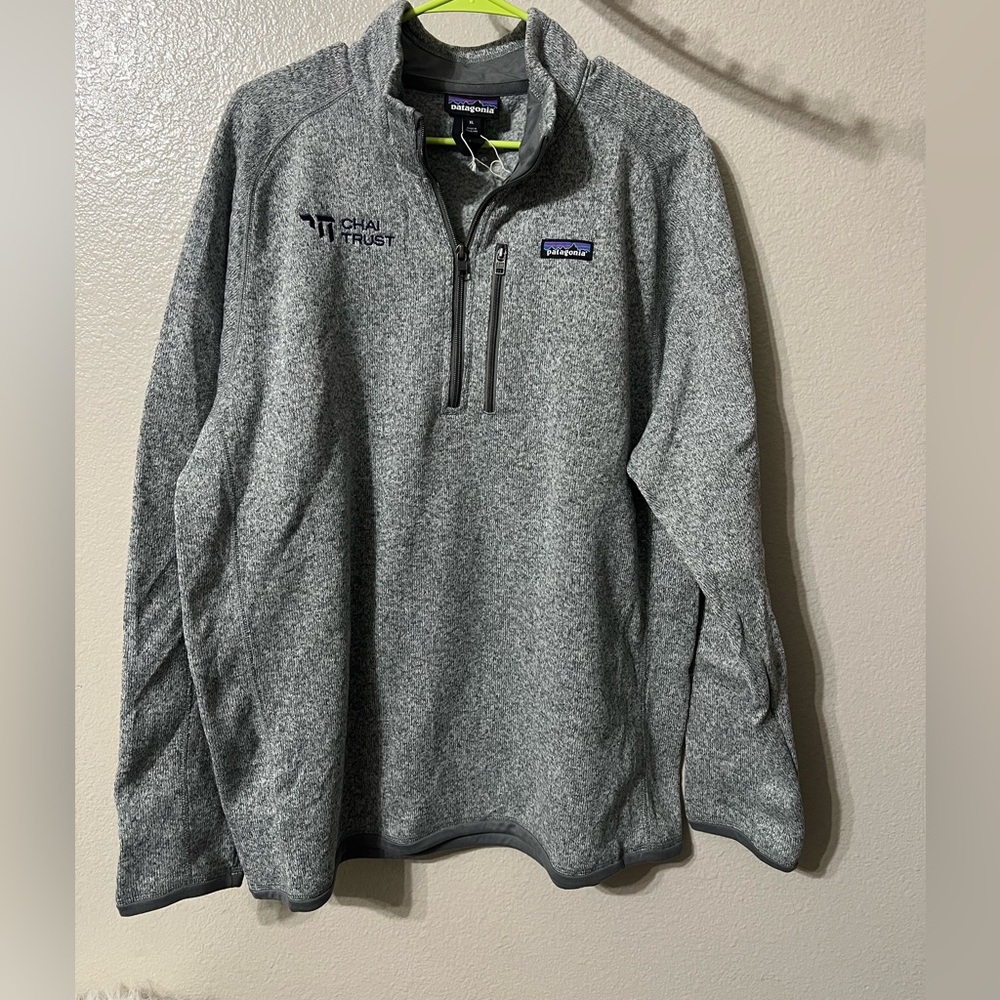 Men’s XL Patagonia better sweater Heather Gray Fleece Pullover.